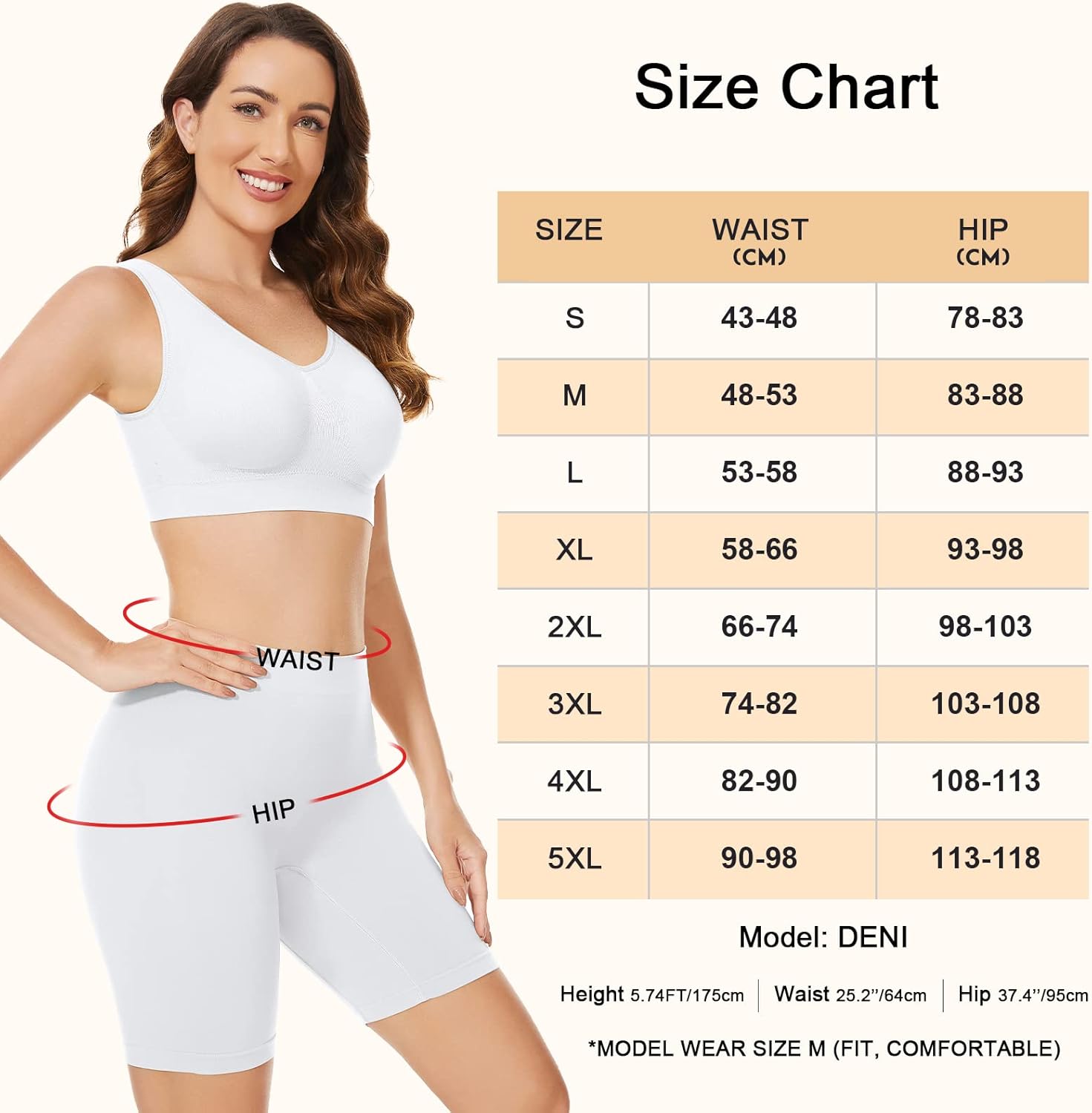 Thumbnail 5 de SIHOHAN Cycliste Femme sous Jupe Short - Shorty anti-frottement pour robe et jupe