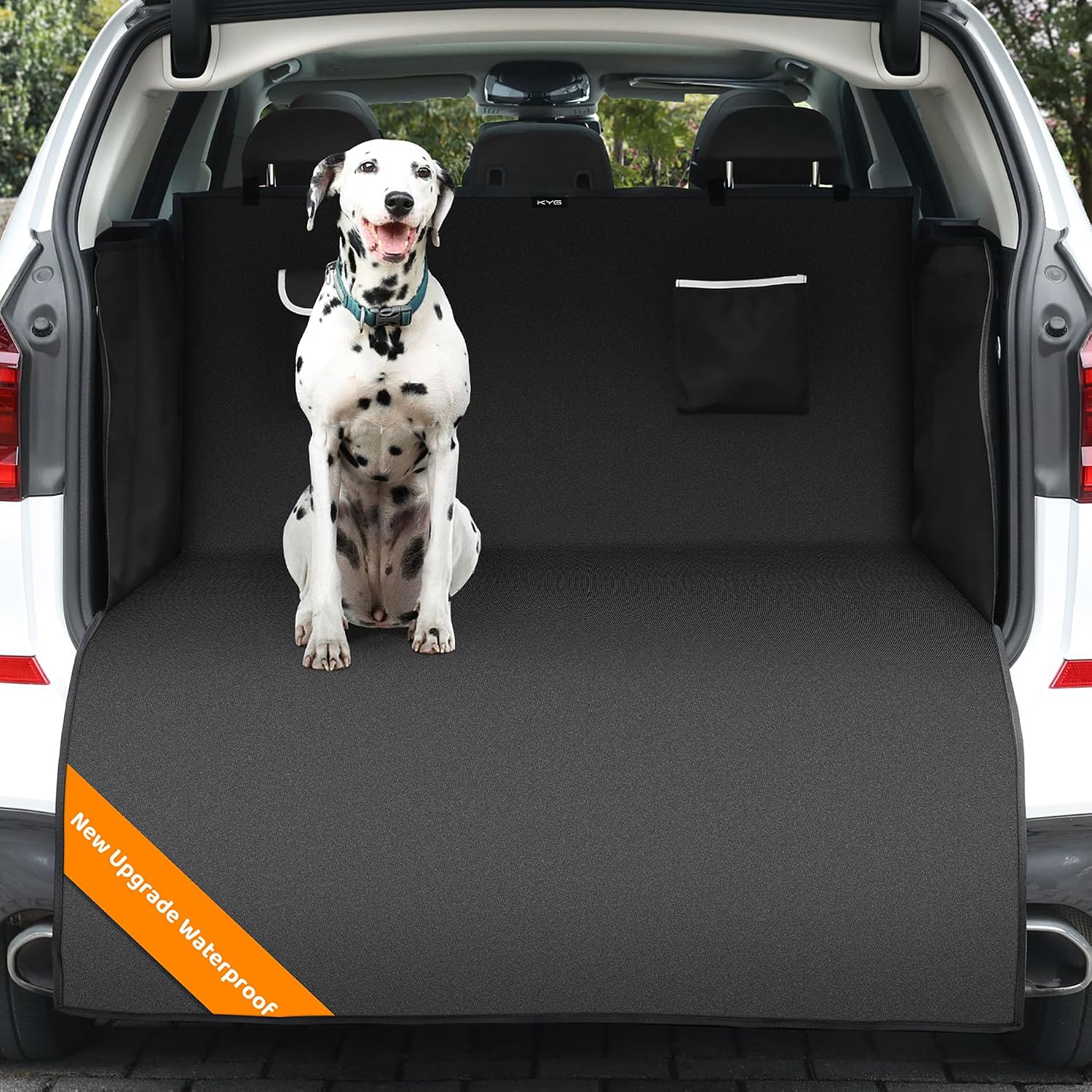 KYG Tapis de Coffre Voiture Chien — protection universelle 185 x 115 x 48 cm, imperméable et antidérapant