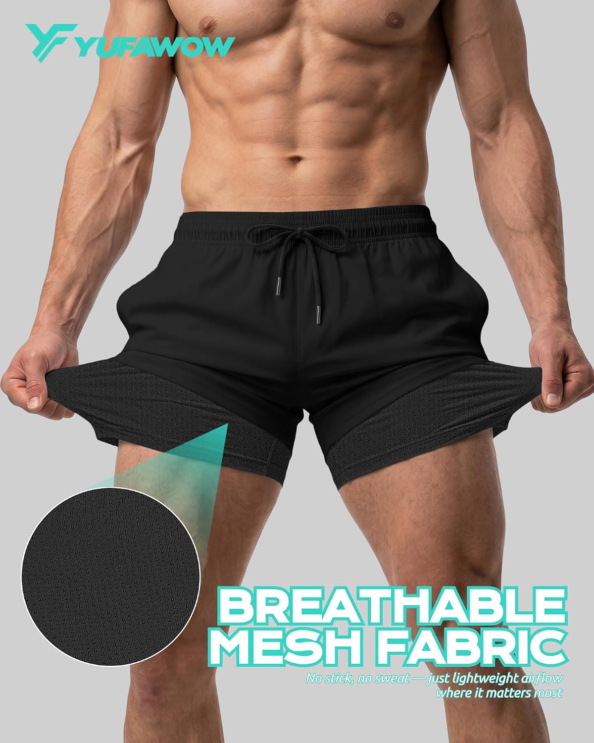 Detalle 2 de Yufawow Swim Trunks 9-Inch