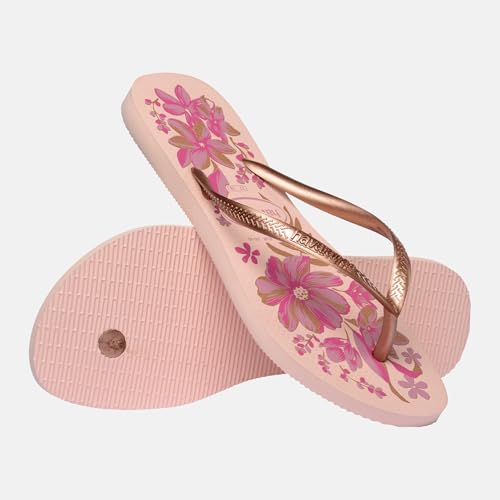 Thumbnail 1 de Havaianas Slim Organic Donna FlipFlop Pink/Gold 41 EU: eleganza leggera per l’estate