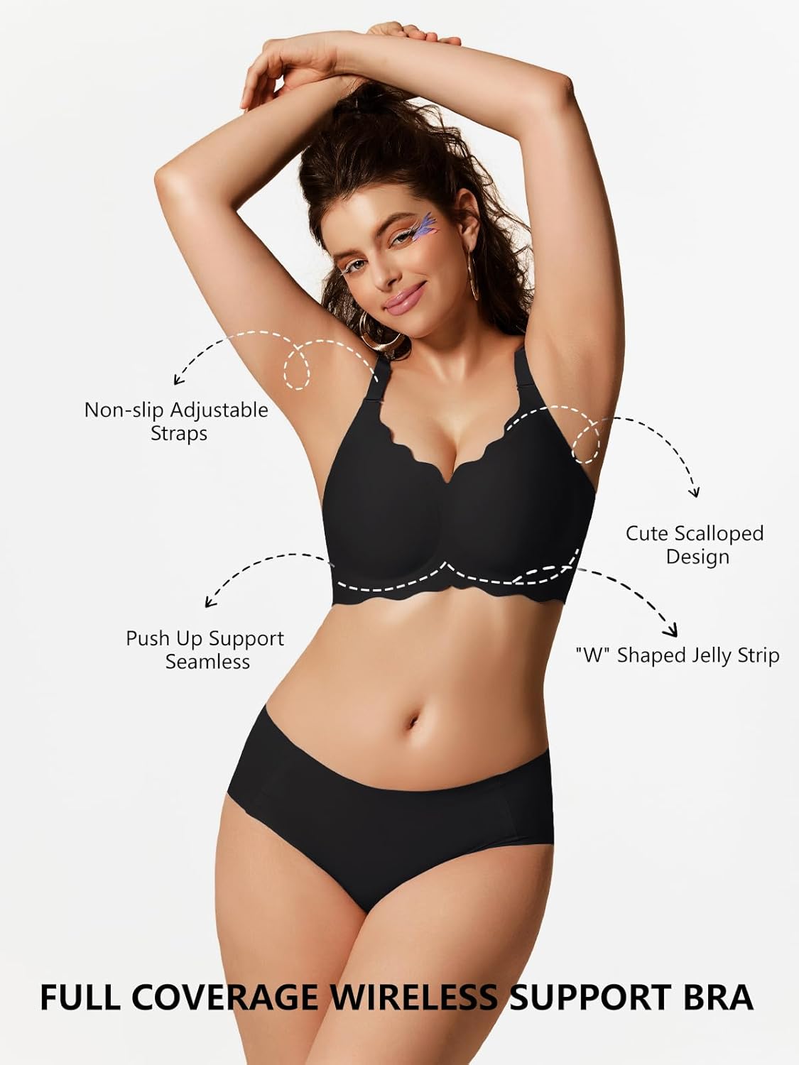 Thumbnail 4 de COCOMARTS Gel Wireless Push-Up Bralette for Everyday Comfort