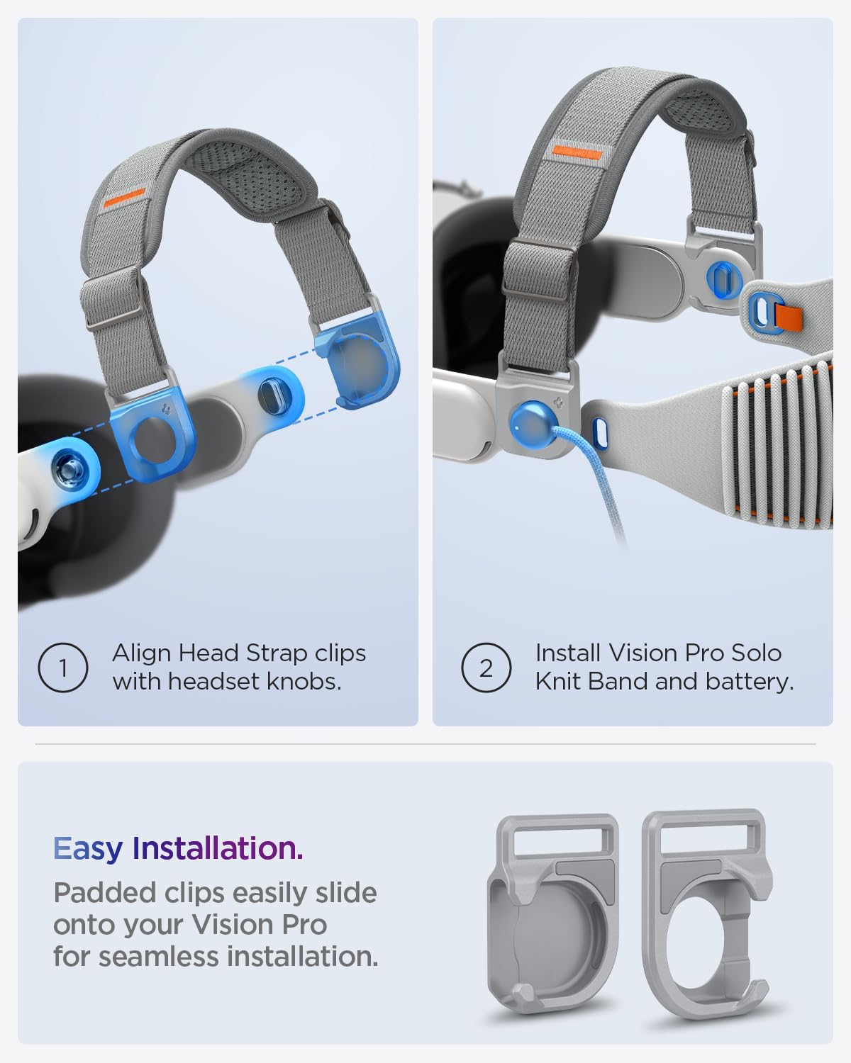 Thumbnail 6 de Spigen DR210 bandeau rembourré pour Apple Vision Pro M2