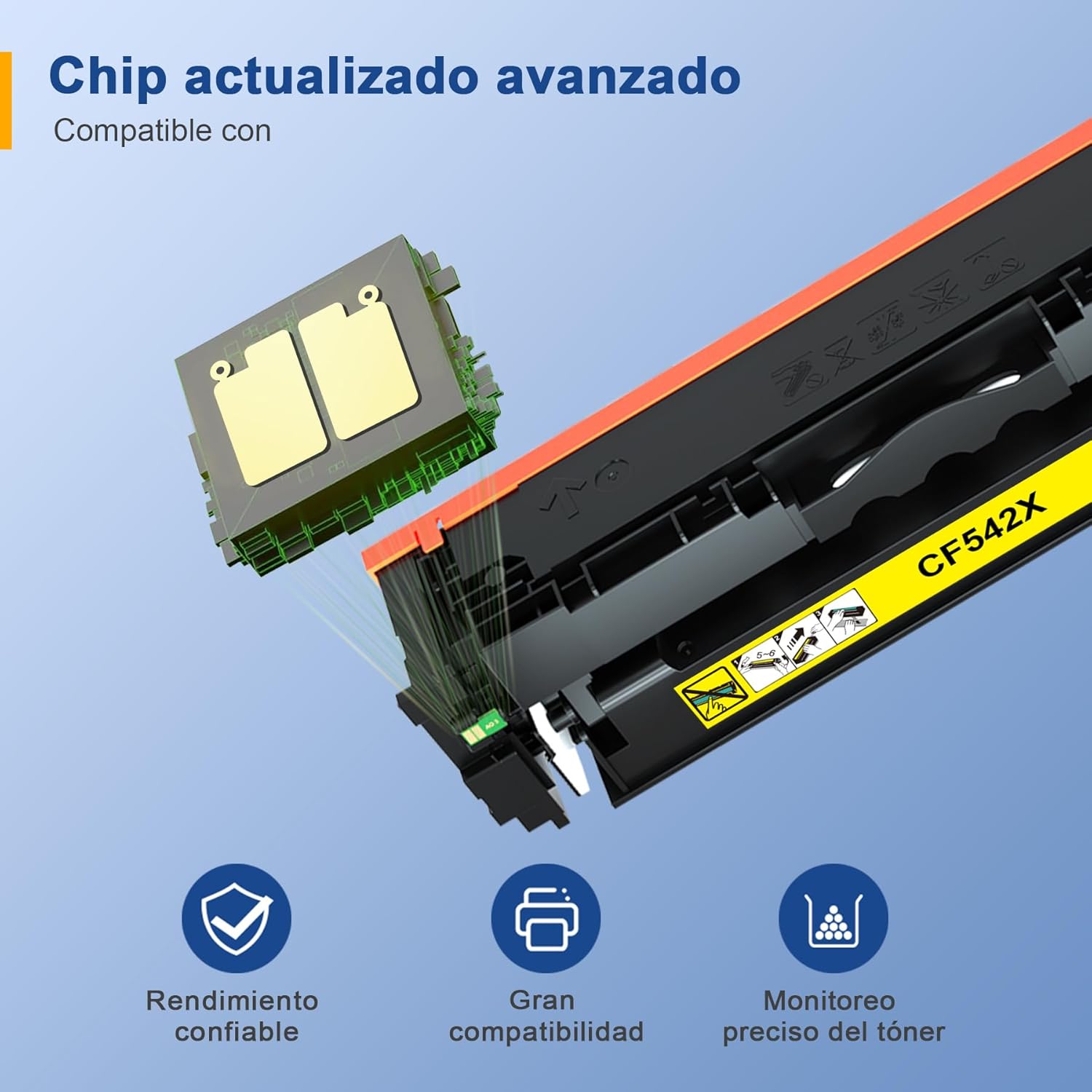 Thumbnail 2 de Palmtree 203X Toner Compatible para HP Laserjet Color 📄