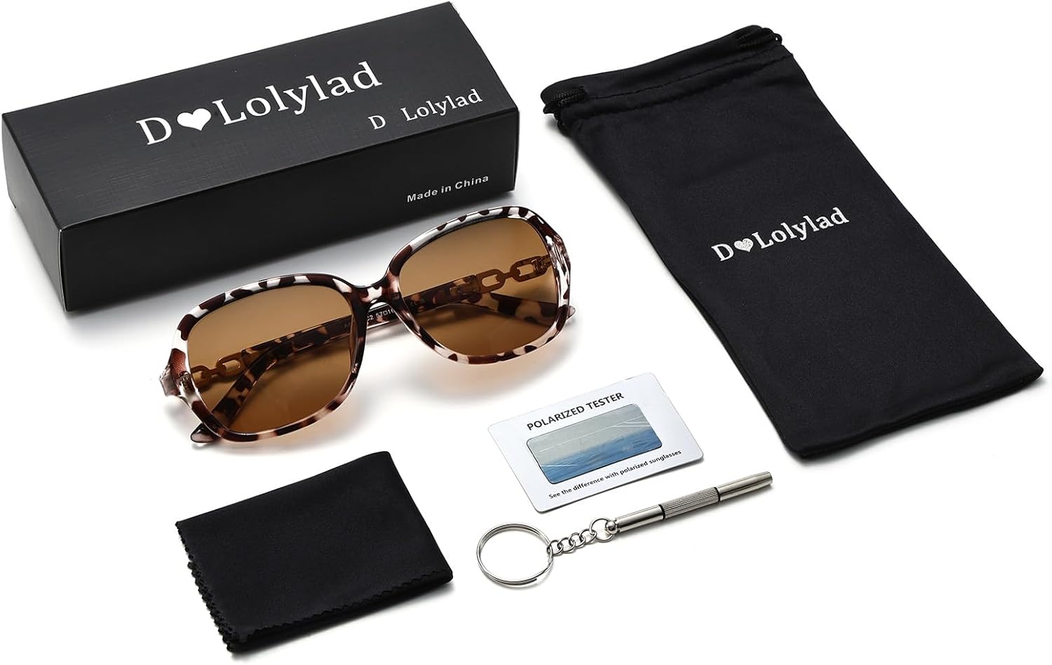 Thumbnail 6 de D Lolylad Nachtsichtbrille für Damen und Herren – gelbe Nachtfahrbrille mit polarisierten UV-Gläsern