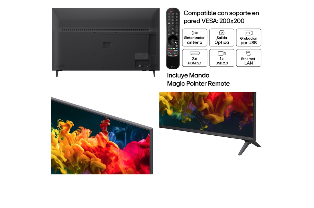 Thumbnail 2 de LG 43QNED80EB3.80E: Smart TV QNED evo MiniLED 43" 4K (2026)