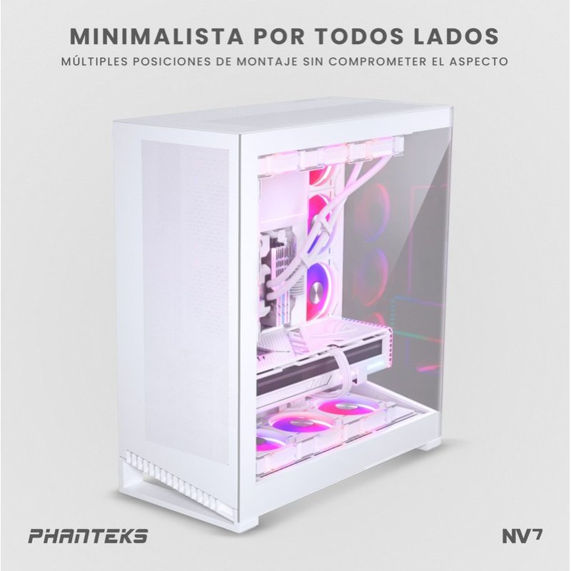 Thumbnail 3 de Phanteks NV7 D-RGB Full Tower con Cristal Templado Blanca