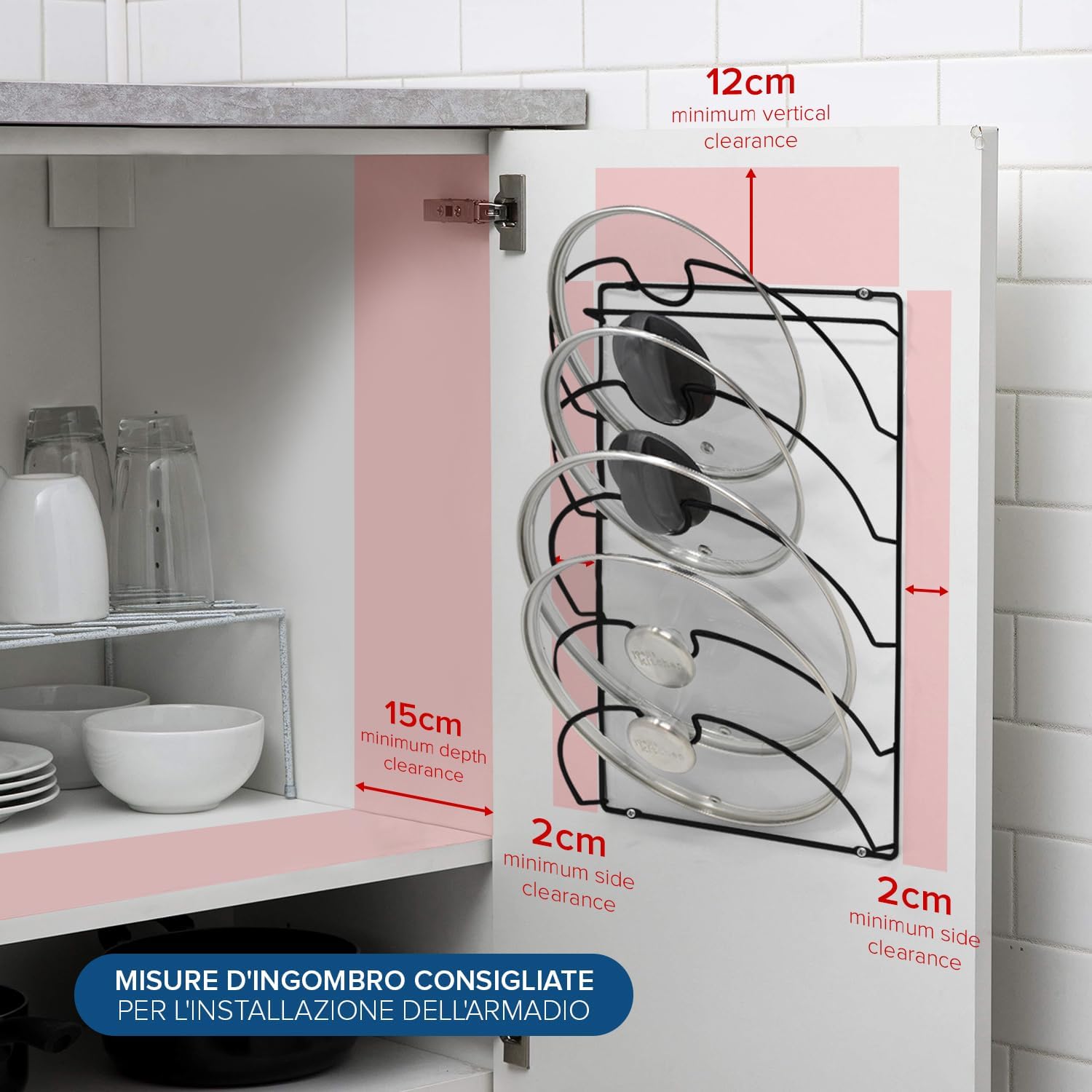 Detalle de joeji's Kitchen Porta Coperchi 5 slot