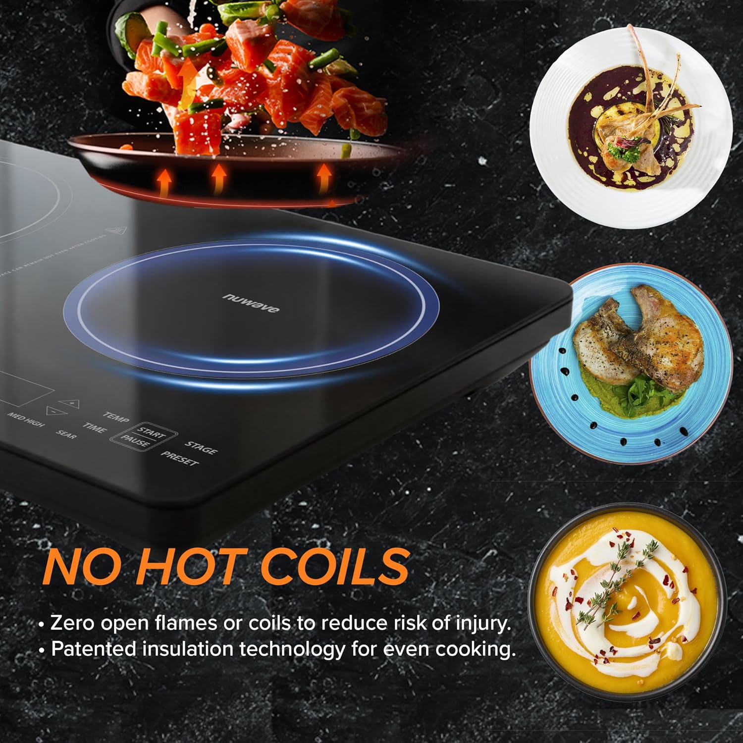Thumbnail 3 de Nuwave Double Induction Cooktop 1800W