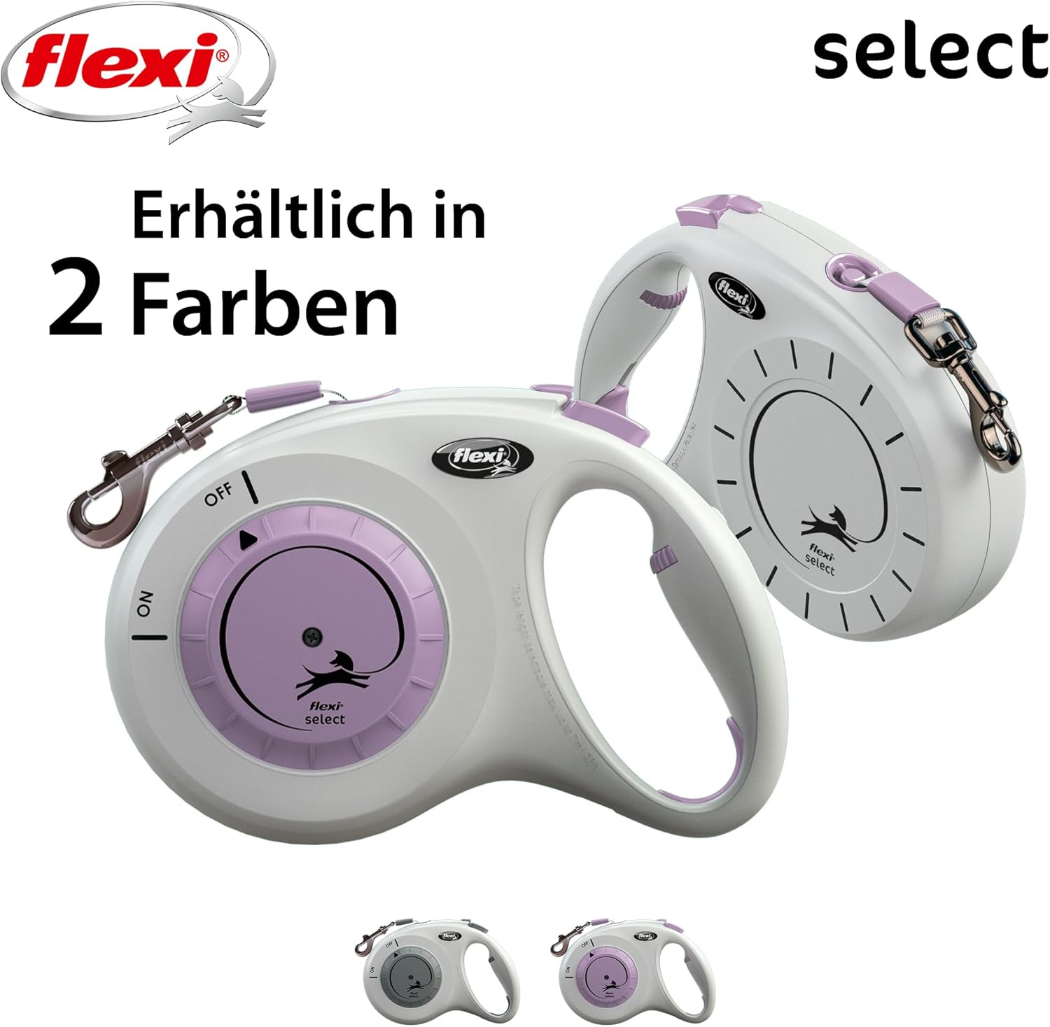Thumbnail 6 de flexi Select M Gurt 0-7 m Roll-Leine für Hunde bis 25 kg