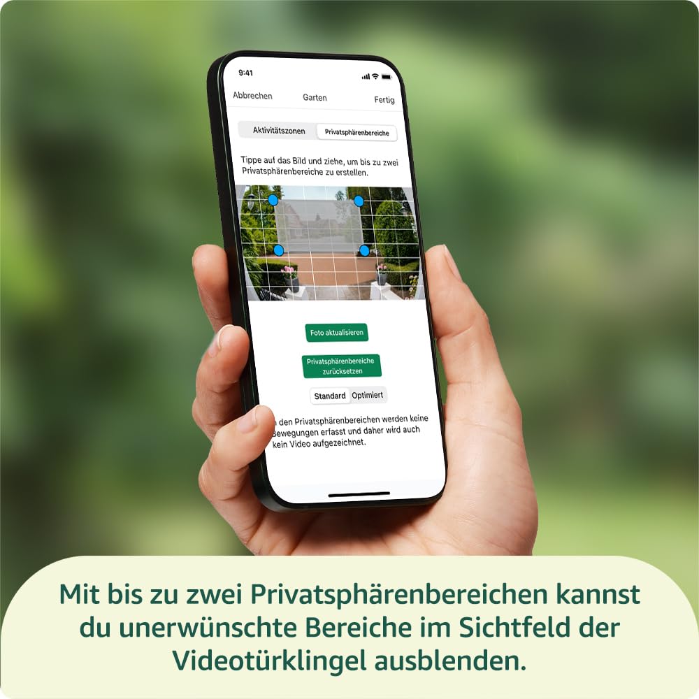 Detalle de Blink Videotürklingel | Einzelgerät – Kopf- bis Fuß-Aufnahme in HD, 2 Jahre Batterielaufzeit, IP65, Alexa-Kompatibilität