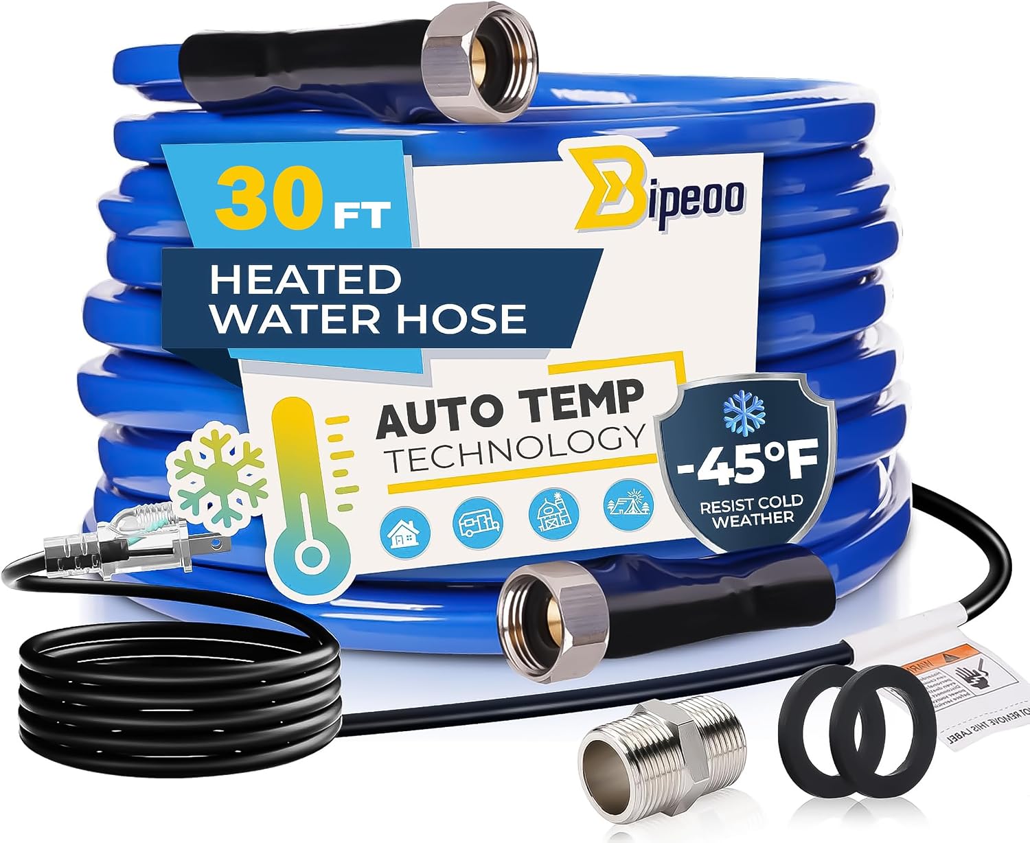 Detalle de Bipeoo 30FT heated water hose