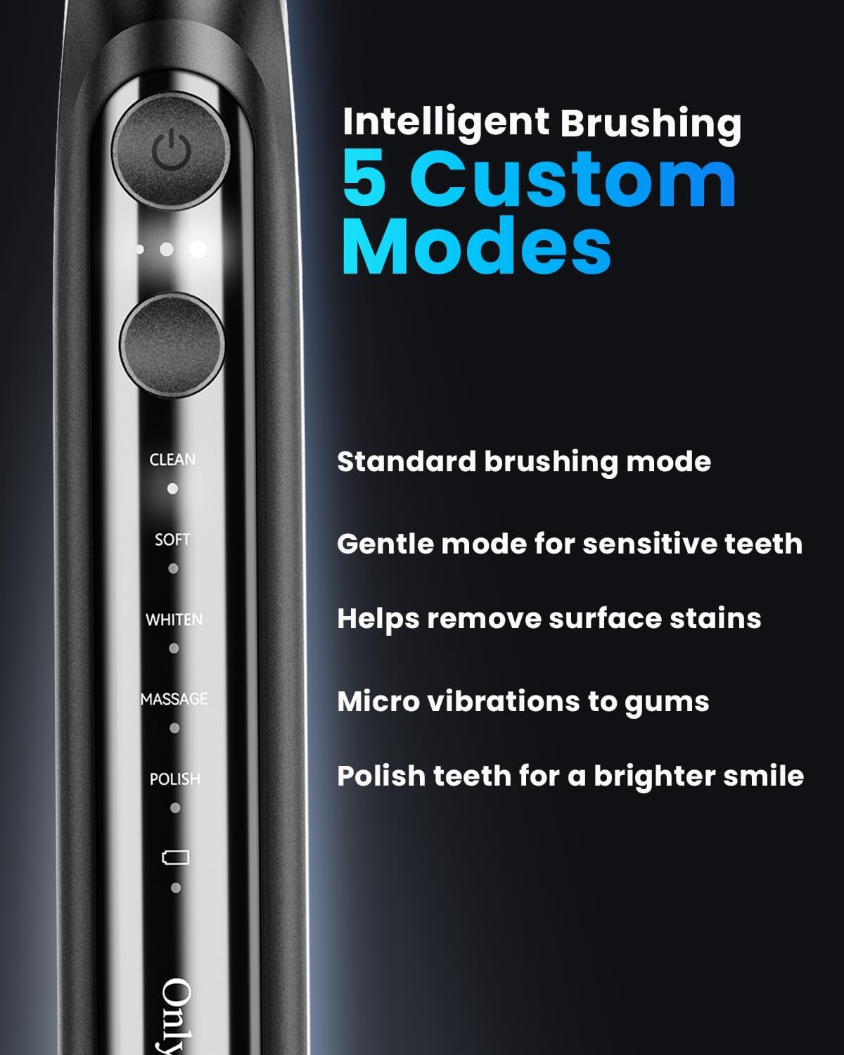 Detalle 1 de Onlyone Sonic Toothbrush 8 Heads 🪥