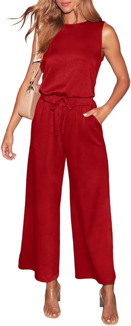 Thumbnail 4 de LACOZY women’s summer sleeveless jumpsuit playsuit with pockets