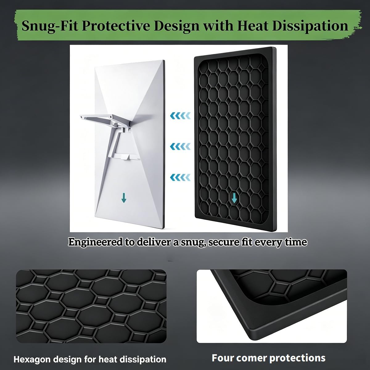 Detalle de Starlink Gen 3 Protective Cover Case – Waterproof Silicone Outdoor Case