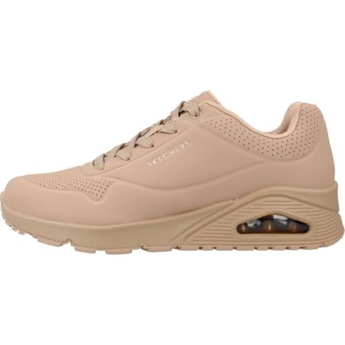 Thumbnail 1 de Skechers Damen Uno Stand On Air Trainers – Sand Durabuck/Mesh, Größe 35 EU