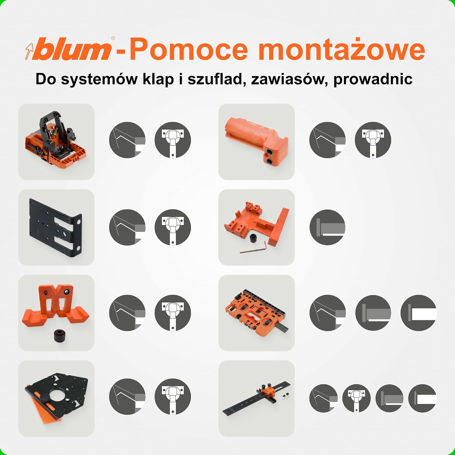 Thumbnail 4 de Blum T65.1000/T65.9000 – ręczny szablon wiertarski do TANDEM i MOVENTO