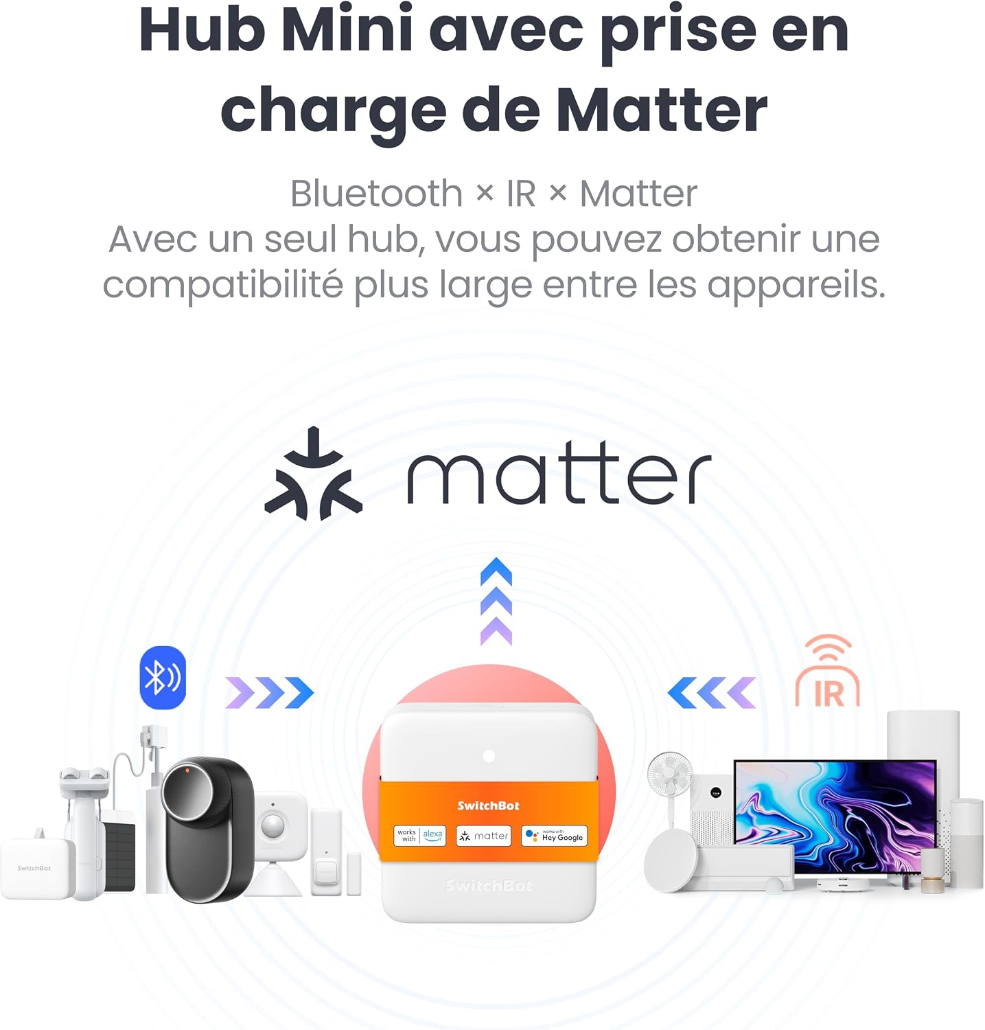 Detalle 2 de SwitchBot Hub Mini Matter – Hub domotique IR