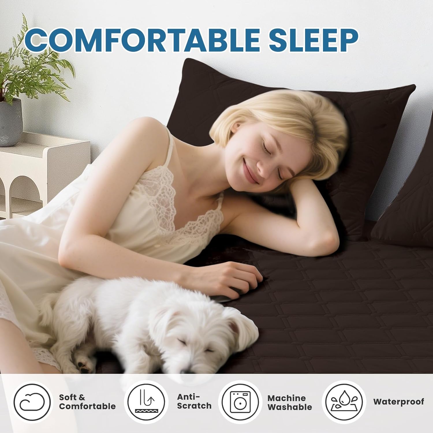 Thumbnail 6 de Ystyle Protege Matelas Impermeable 90x200 cm – 360° de Protection et Confort Matelassé