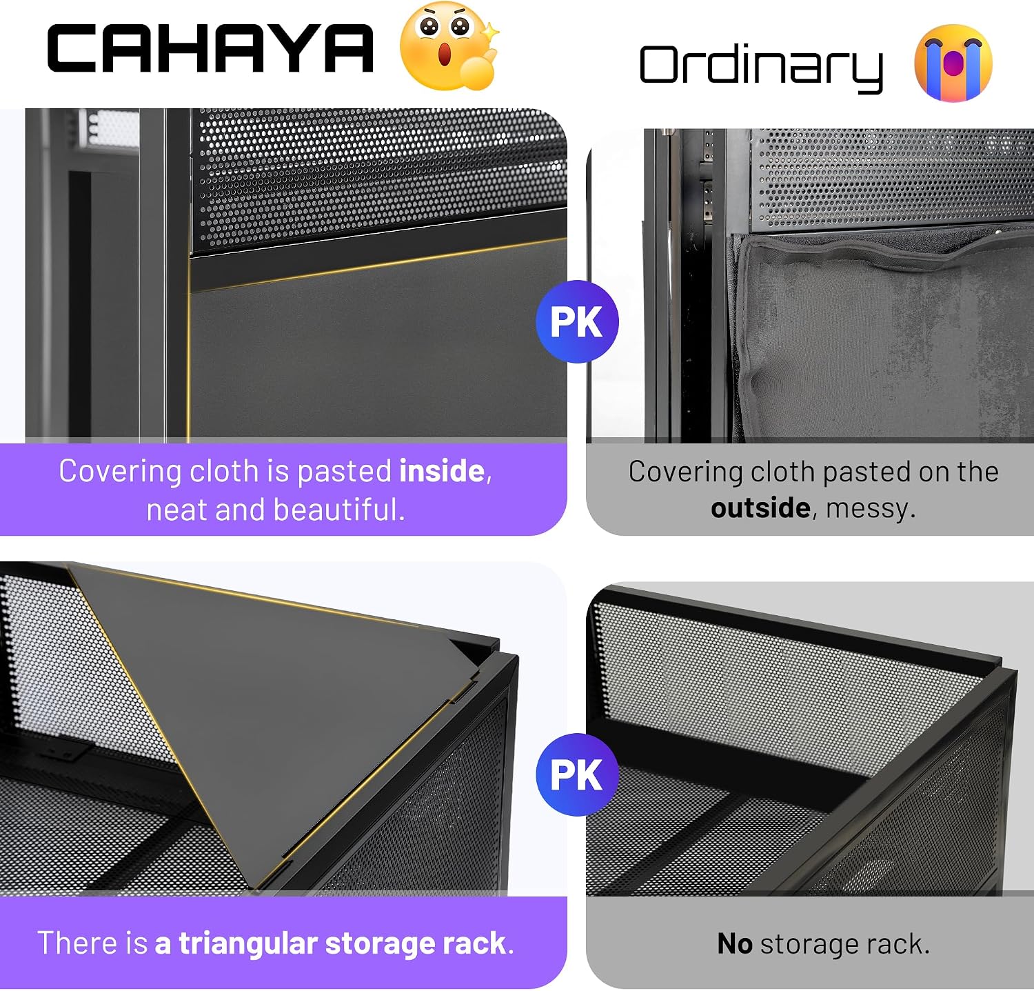 Detalle de CAHAYA US-CDB0023 Foldable Portable DJ Booth with Metal Frame and Scrims