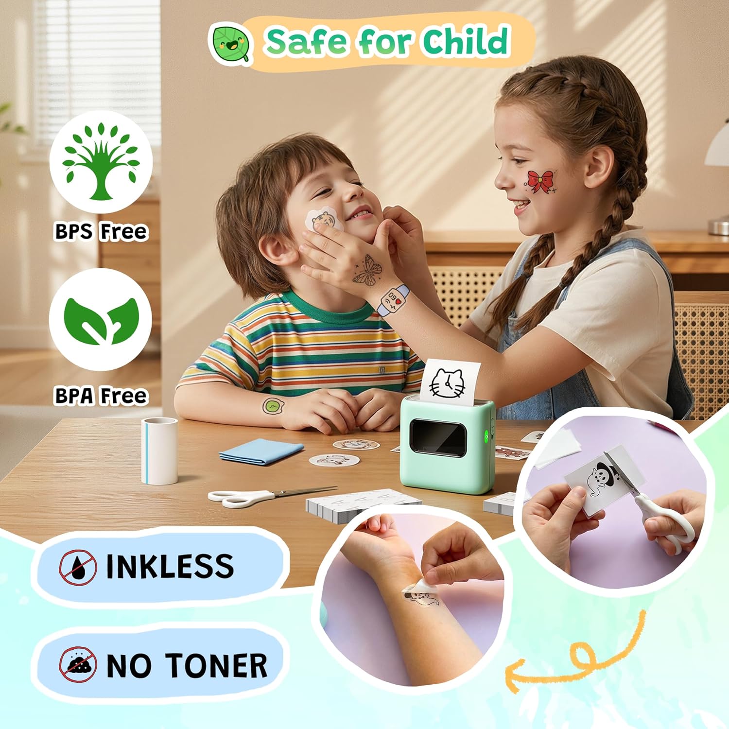 Thumbnail 4 de TATTMUSE Imprimante à Tatouage pour Enfants