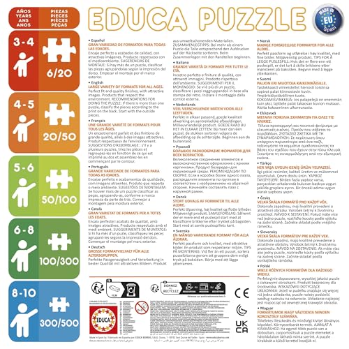 Detalle 2 de Educa Puzzle Stitch - Poster Infantil 250 Piezas, 100x70cm 🧩