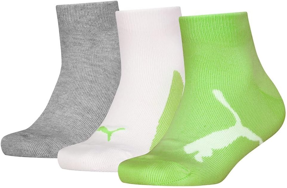 Detalle 2 de PUMA Bwt Quarter 3p Calzini Unisex – Bambini e ragazzi, confezione da 3