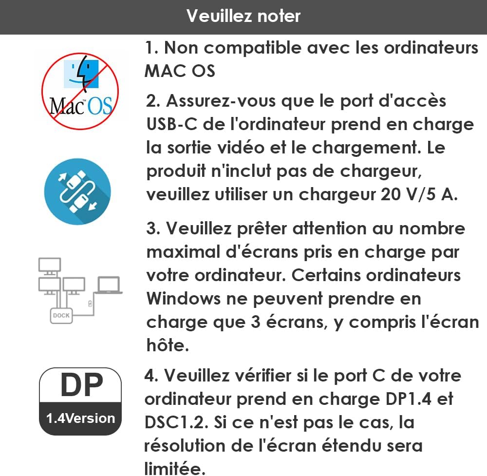 Thumbnail 4 de WAVLINK Station d'accueil USB-C 100W