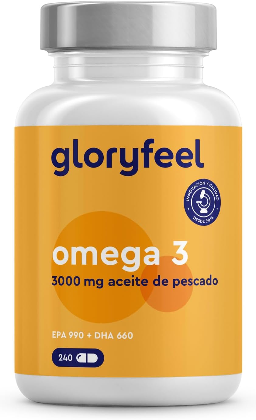 Detalle de Omega 3 3000mg Cápsulas 240 - Triple acción