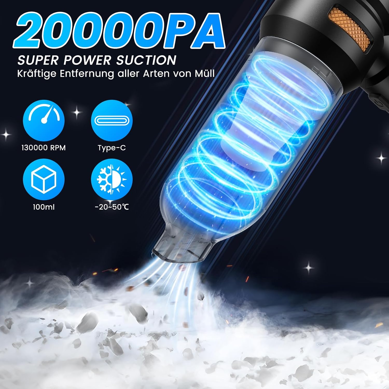 Thumbnail 4 de Aspirabriciole 20000PA Mini cordless