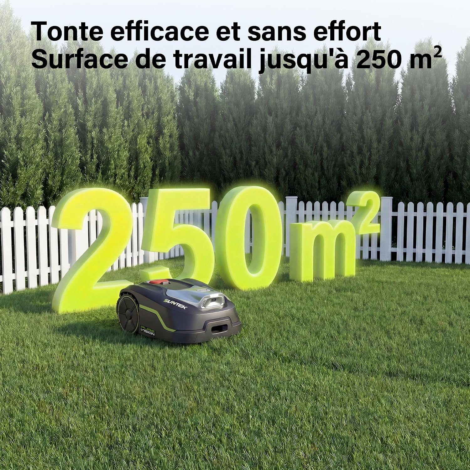 Thumbnail 6 de SUNKTEK Robot tondeuse IA 250 m²