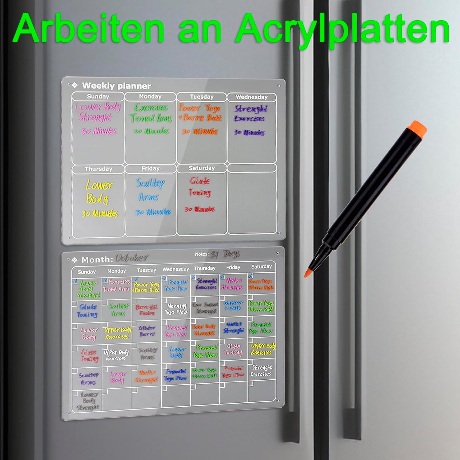 Thumbnail 3 de LivDeal 24 Kreidemarker für Glas 🎨