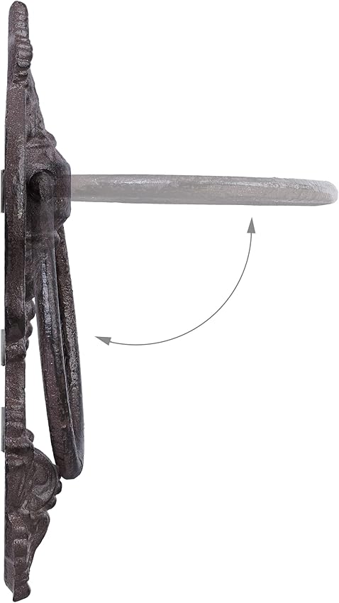 Thumbnail 5 de Relaxdays Llamador Puerta Entrada Aldaba vintage 25,5×10,5 cm 🏠