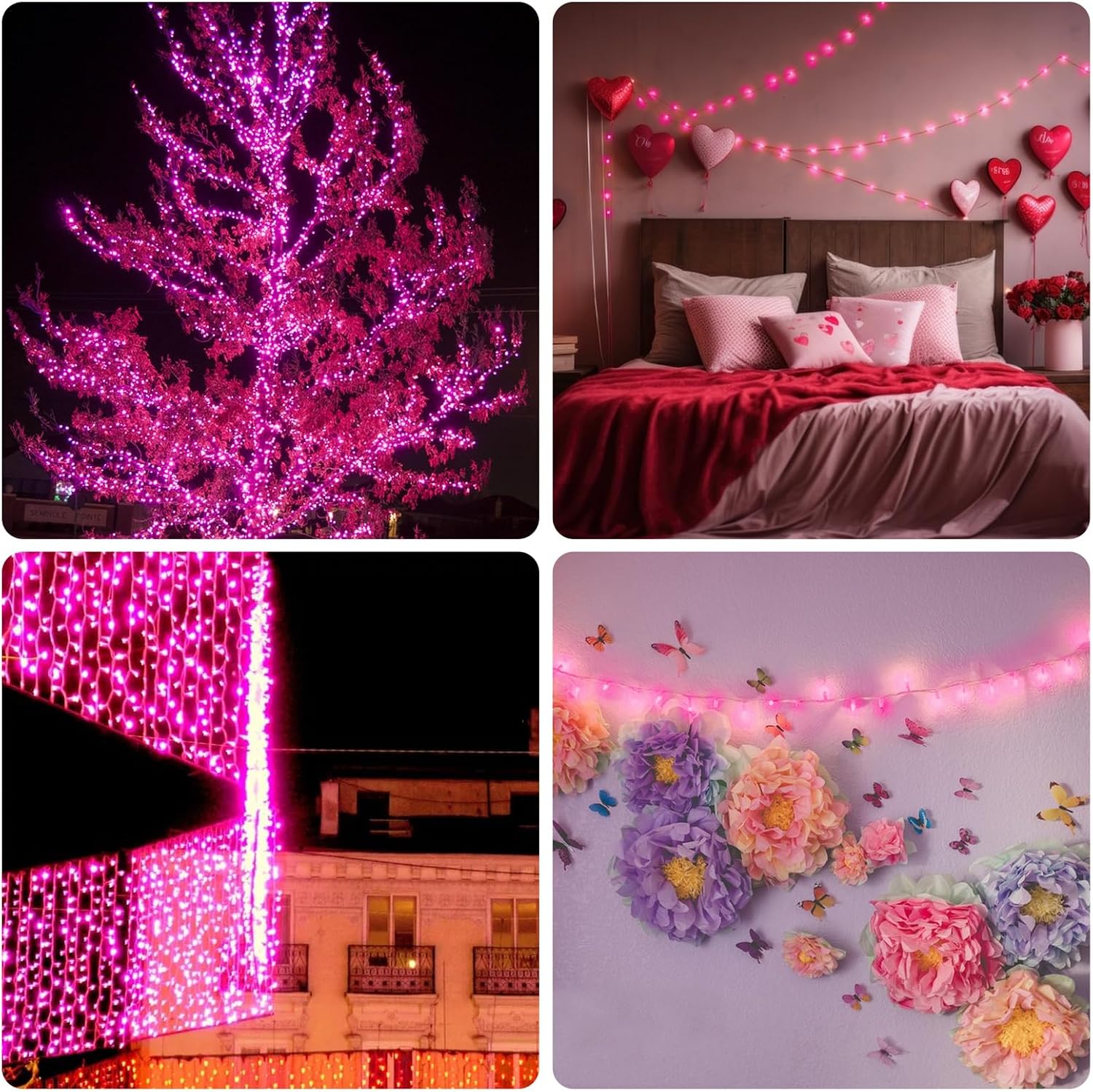 Thumbnail 6 de ILLUMINEW Pink String Lights, 150 Count