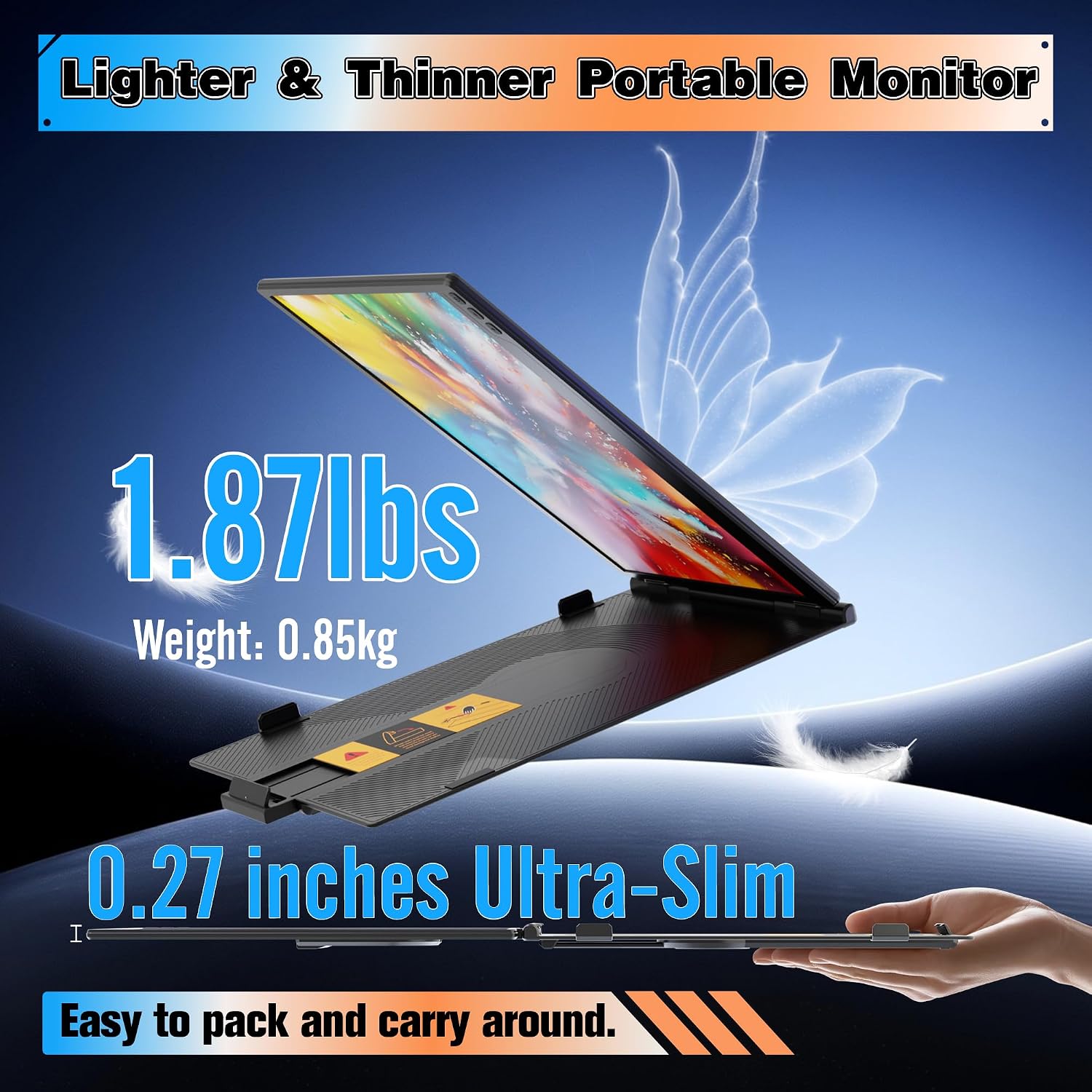 Detalle de Miesebe 14" Laptop Screen Extender 1080p