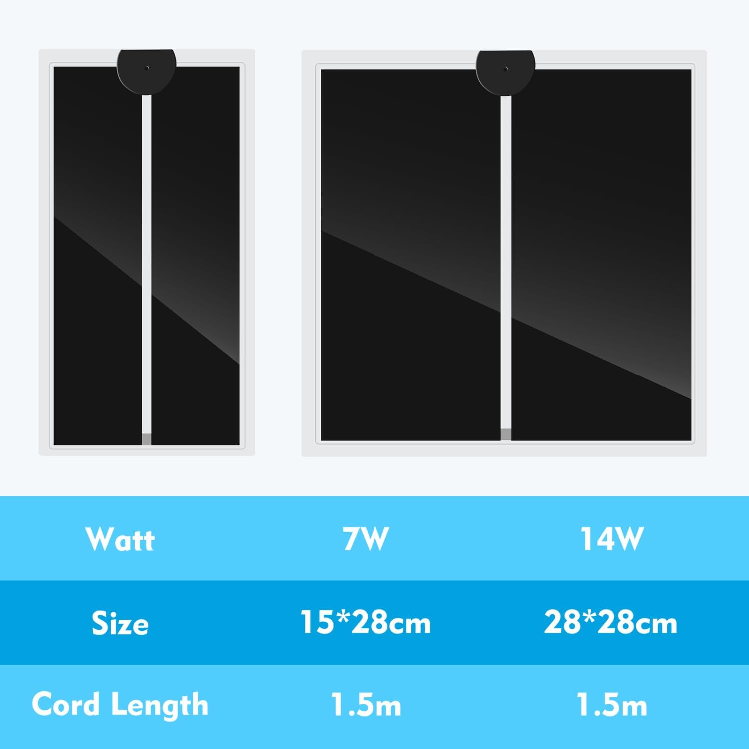 Thumbnail 5 de Nobleza tappetino riscaldante per rettili con termostato 10 livelli, 7W (28x15 cm)
