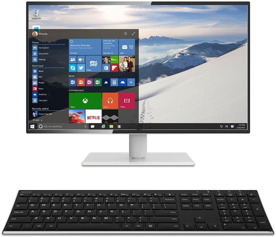 Thumbnail 6 de Arteck Stainless Steel 2.4G Wireless Keyboard