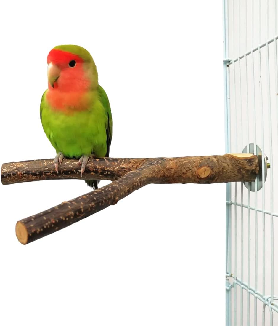 Thumbnail 2 de Natural Wood Bird Perch Set 6 pcs for Small Birds 🐦