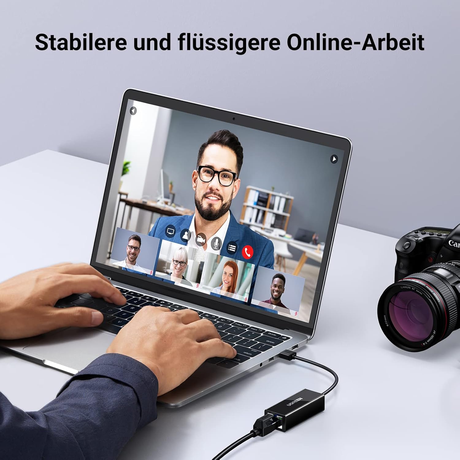 Thumbnail 1 de UGREEN USB LAN Adapter 100 Mbps 🖧