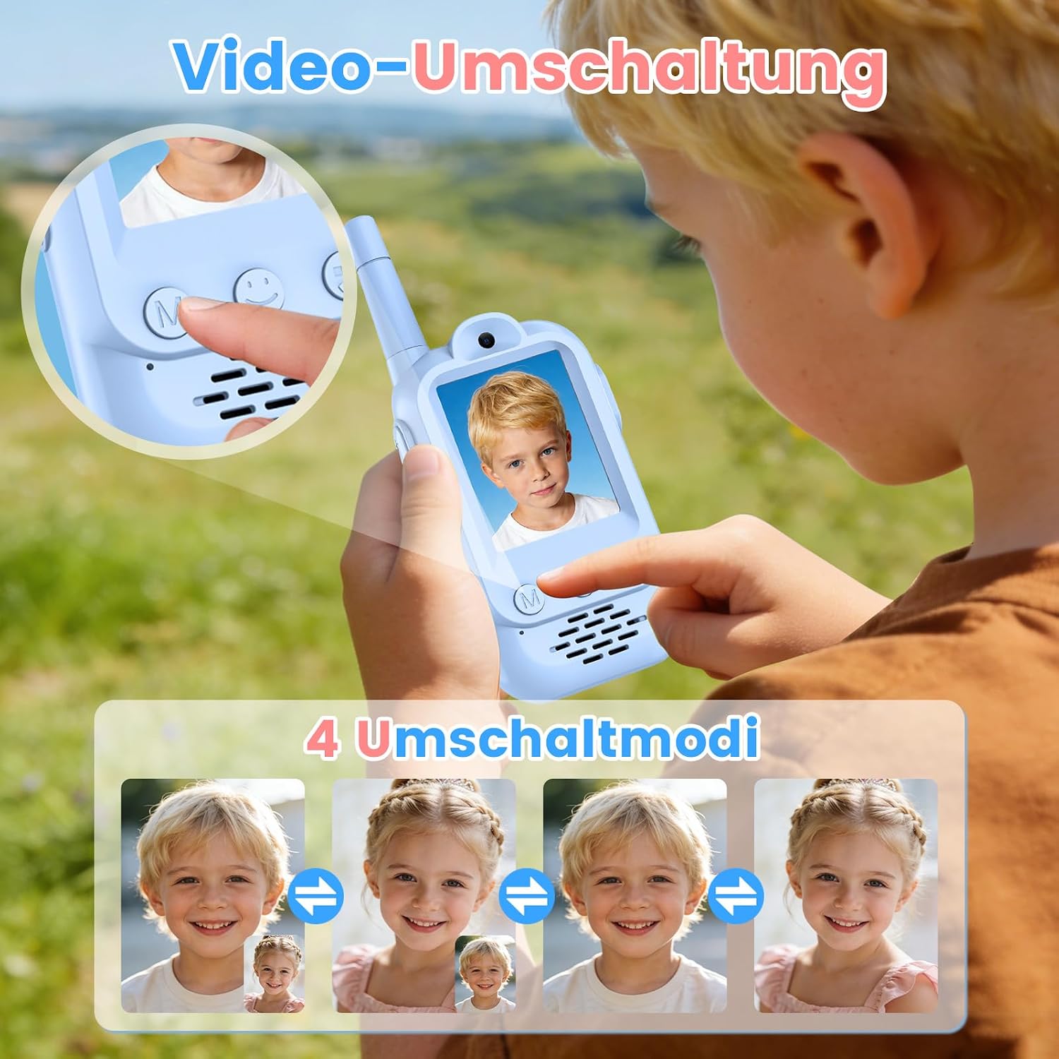 Detalle de Skeufy Video-Walkie-Talkie Kinder Set