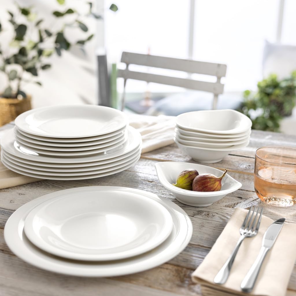 Thumbnail 4 de Villeroy & Boch New Cottage Frühstücksteller 21,5 cm – Weiß, spülmaschinenfest, mikrowellengeeignet