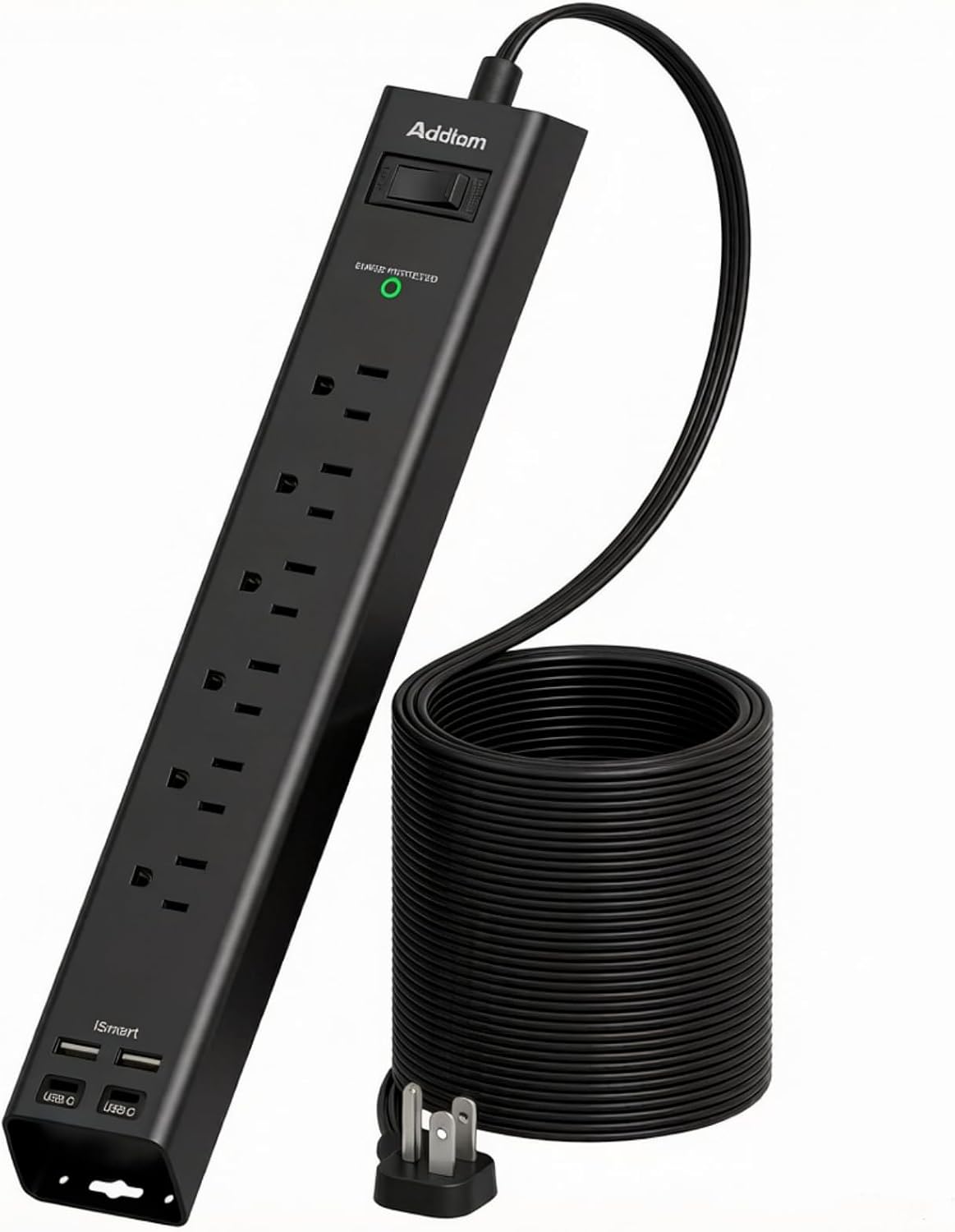 Detalle de Power Strip Surge Protector with 6 AC Outlets