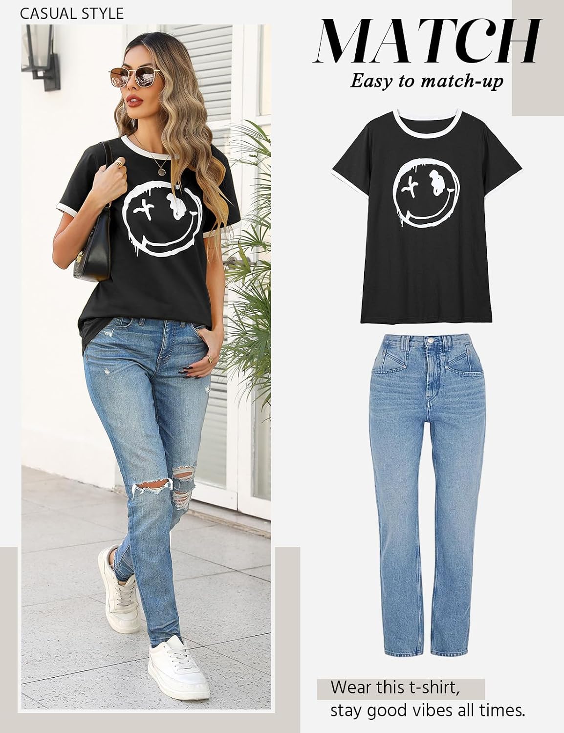 Thumbnail 5 de heekpek Camiseta Mujer Manga Corta Verano