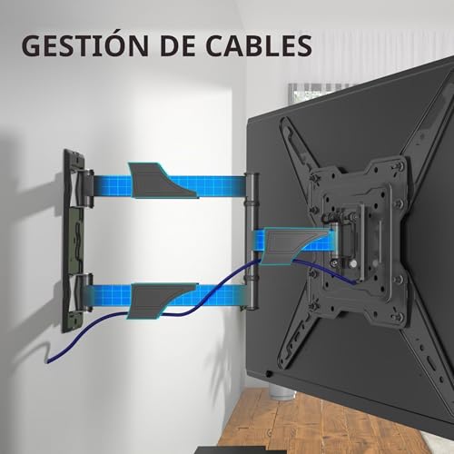 Thumbnail 6 de XINLEI Soporte TV Pared para 26-55" con Articulación y Rotación (MAP3): Inclinable, Giratorio y de Bajo Perfil
