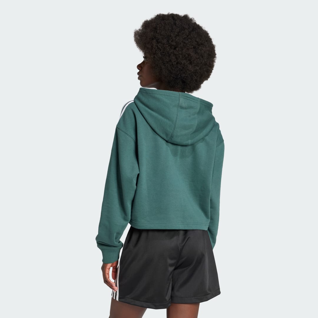 Thumbnail 1 de Adicolor 3-Stripes Short Hoodie – Adidas