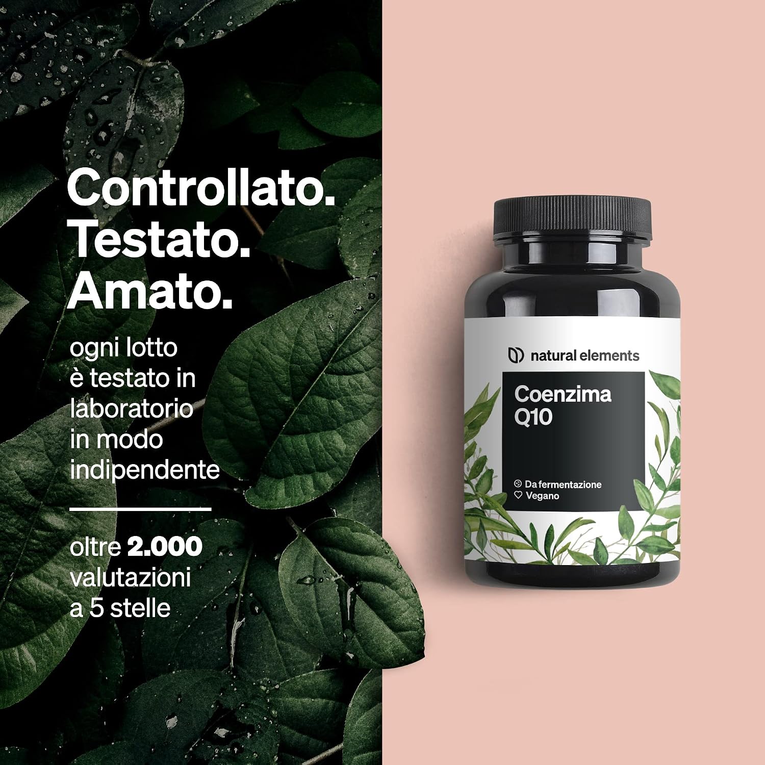Thumbnail 3 de Coenzima Q10 puro 200 mg – 120 capsule vegane (4 mesi) – COQ10 da fermentazione del mais