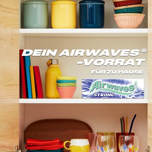 Thumbnail 6 de Airwaves Strong Zuckerfrei Kaugummi – Intensives Menthol, langanhaltende Frische, 30x10 Dragees