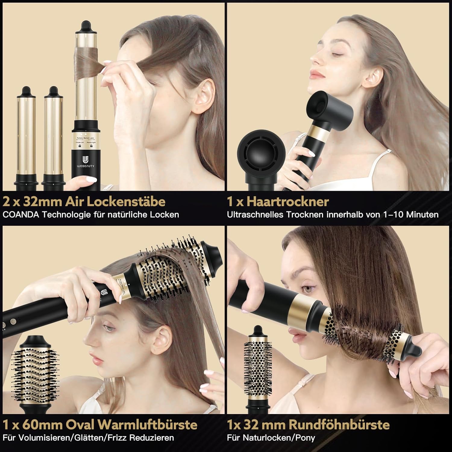 Thumbnail 5 de webeauty 6 in 1 Secador Pelo