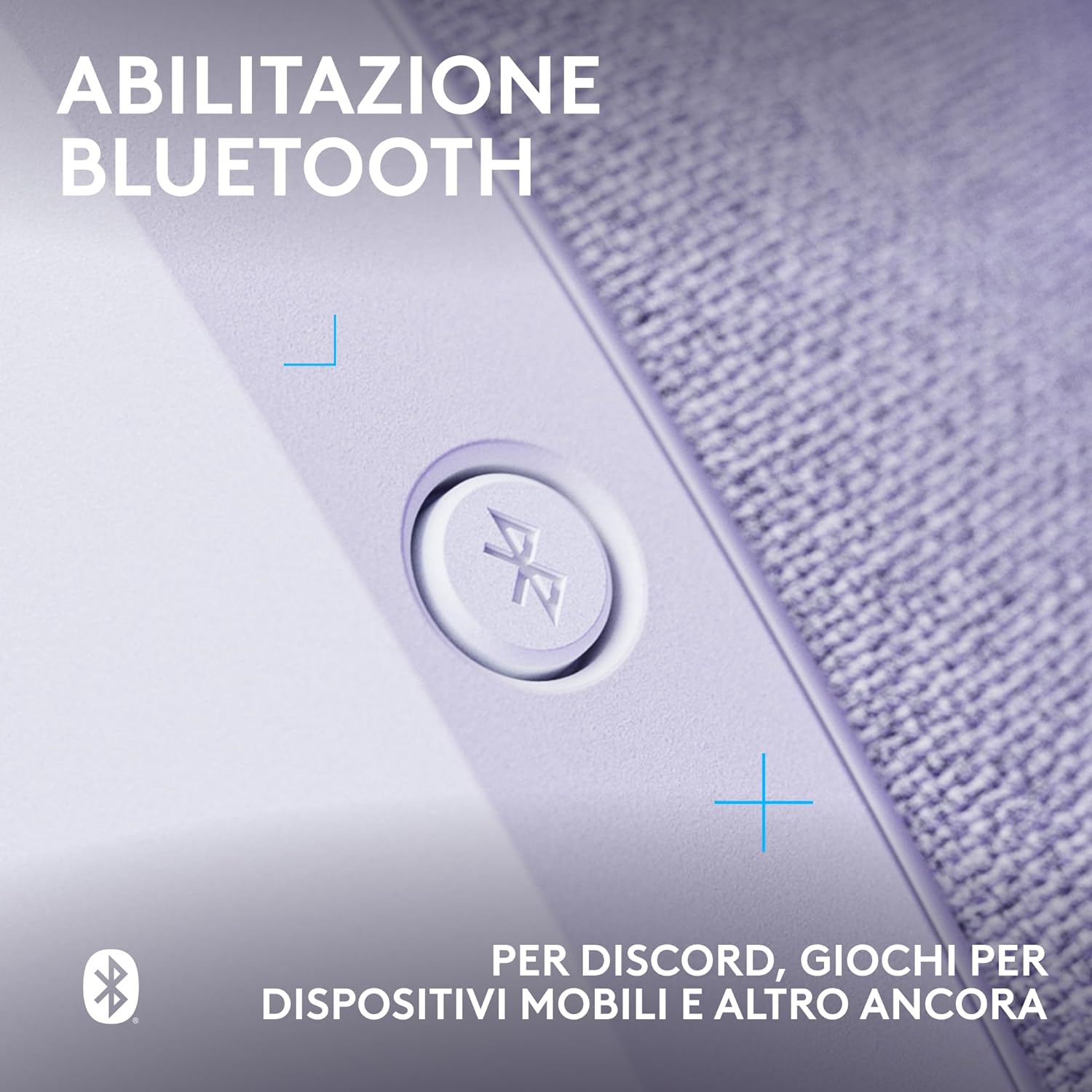 Detalle de Logitech G G321 LIGHTSPEED: cuffia gaming wireless con Bluetooth, comfort dinamico e audio dettagliato