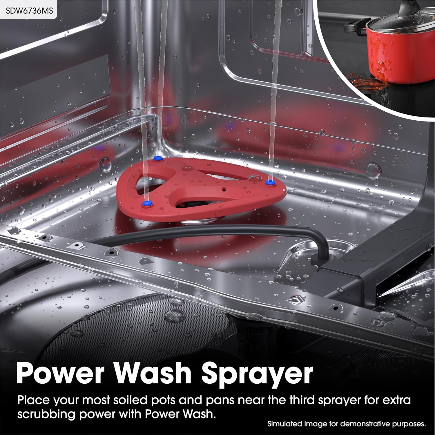 Detalle de Sharp Dishwasher 24-inch
