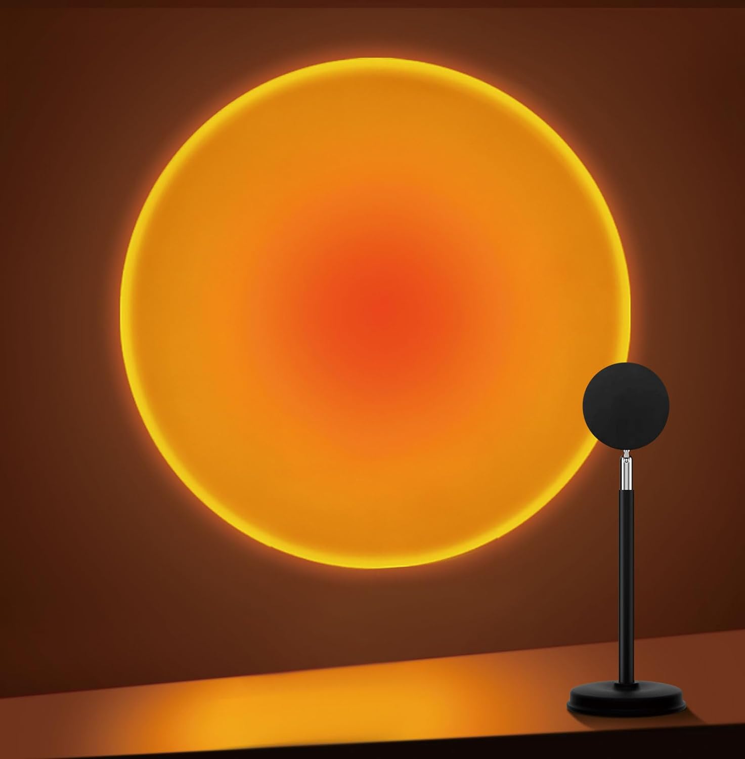 Detalle de Tsrarey Sunset Lamp Projector 180° rotation 🌅
